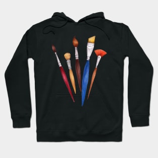 fan of brushes Hoodie